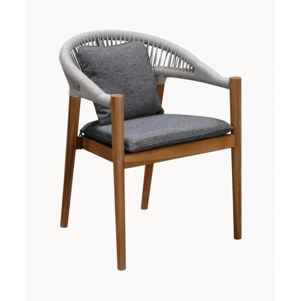 Sillas Para Exterior De Madera De Acacia Malmo 2 Uds.