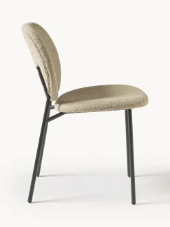 Sillas Tapizada En Tejido Boucle Ulrica, 2 Uds.