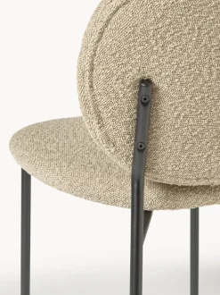 Sillas Tapizada En Tejido Boucle Ulrica, 2 Uds.