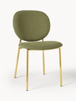 Sillas Tapizada En Tejido Boucle Ulrica, 2 Uds.