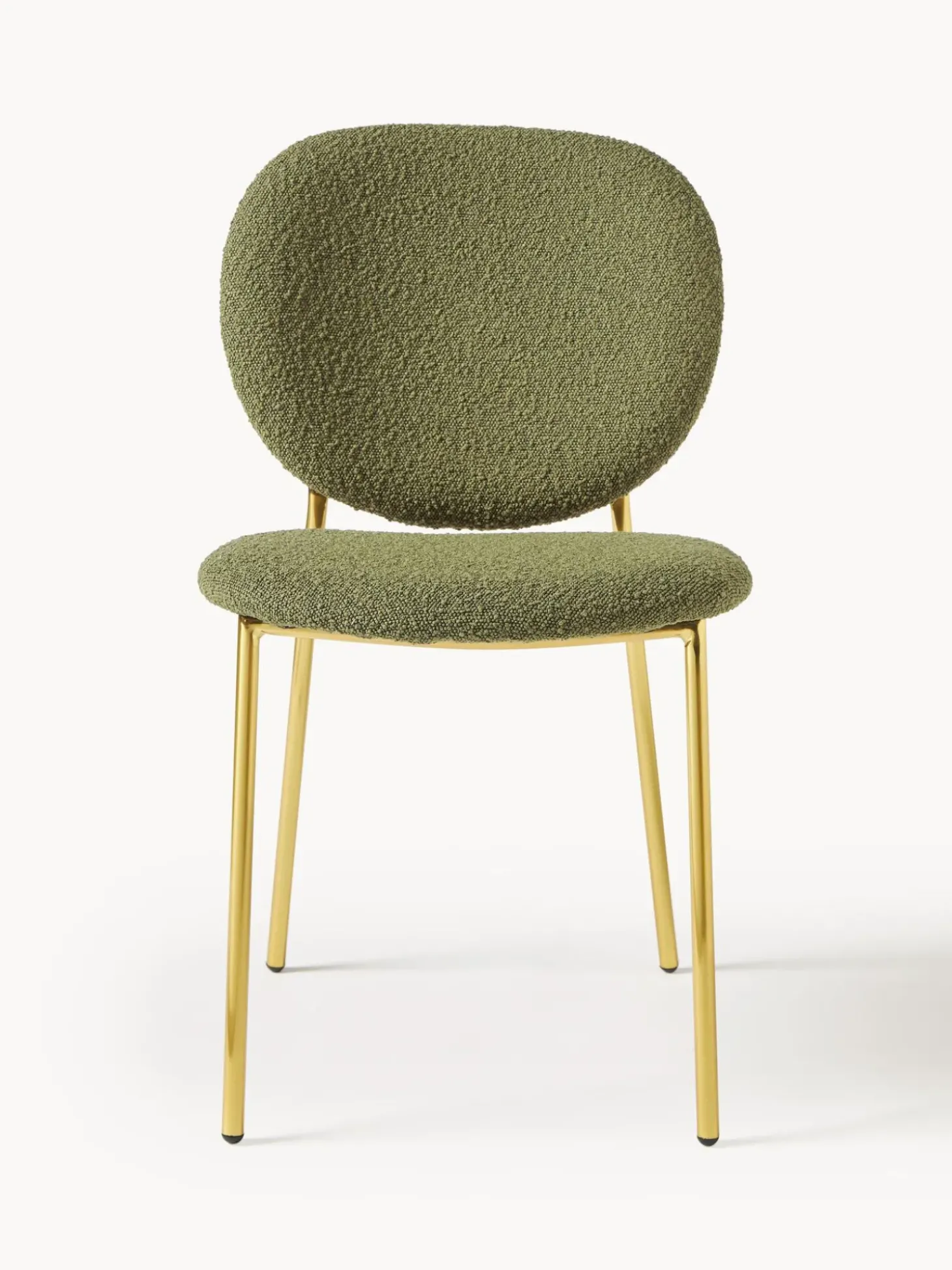 Sillas Tapizada En Tejido Boucle Ulrica, 2 Uds.