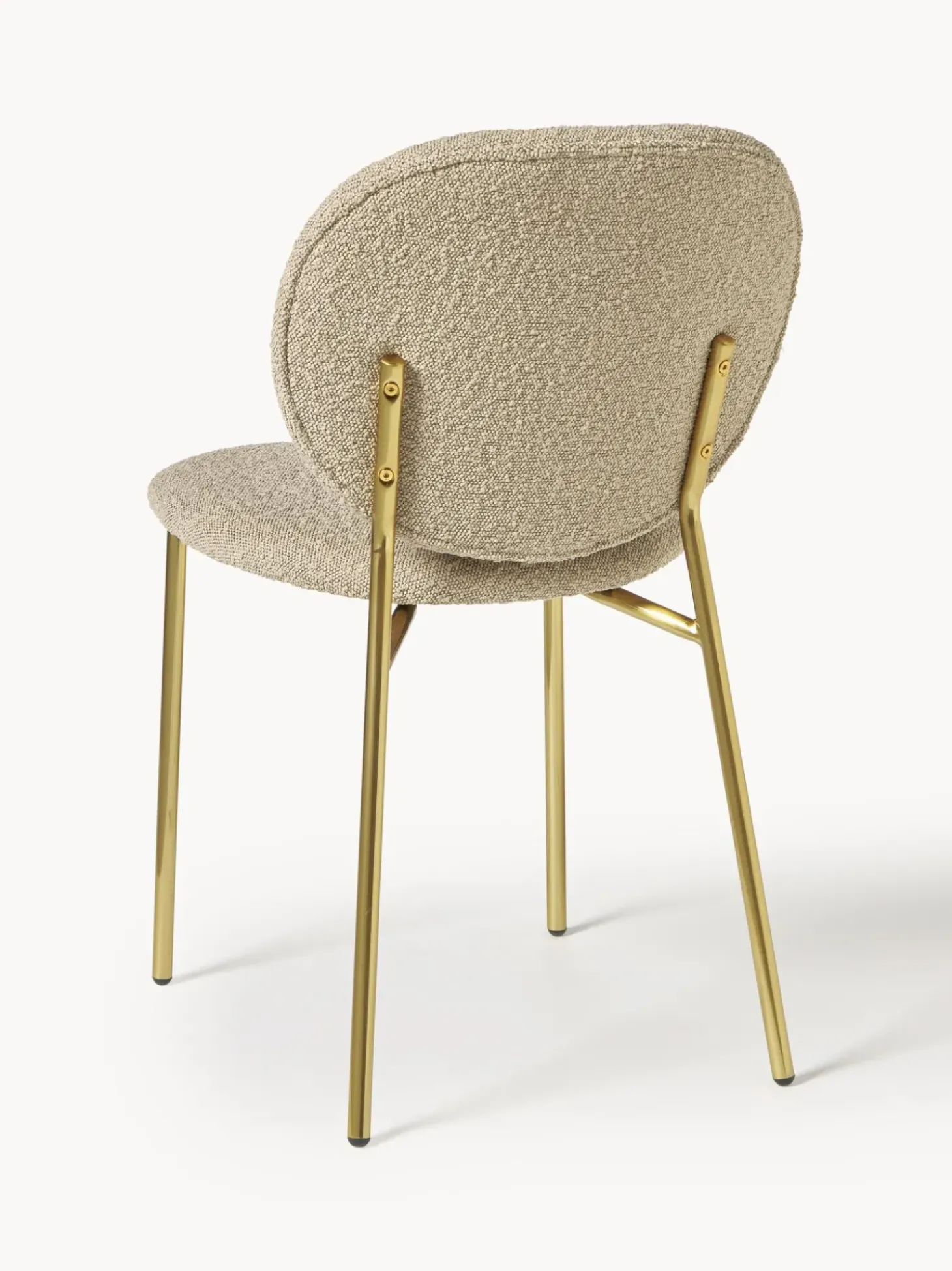 Sillas Tapizada En Tejido Boucle Ulrica, 2 Uds.