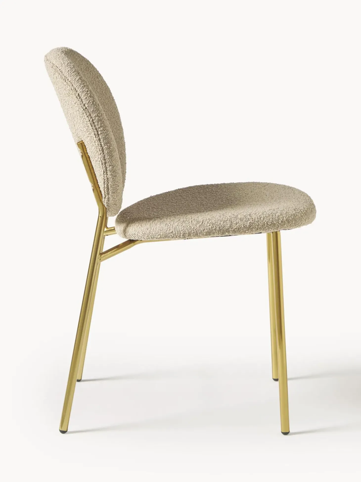 Sillas Tapizada En Tejido Boucle Ulrica, 2 Uds.