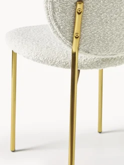 Sillas Tapizada En Tejido Boucle Ulrica, 2 Uds.