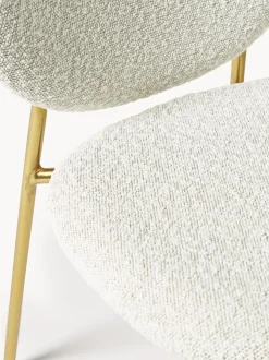 Sillas Tapizada En Tejido Boucle Ulrica, 2 Uds.