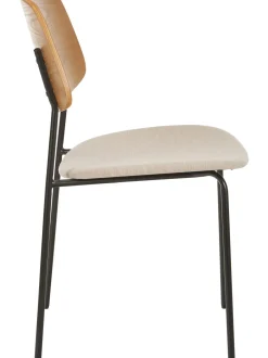 Sillas Tapizadas Con Asiento Tapizado Nadja, 2 Uds.