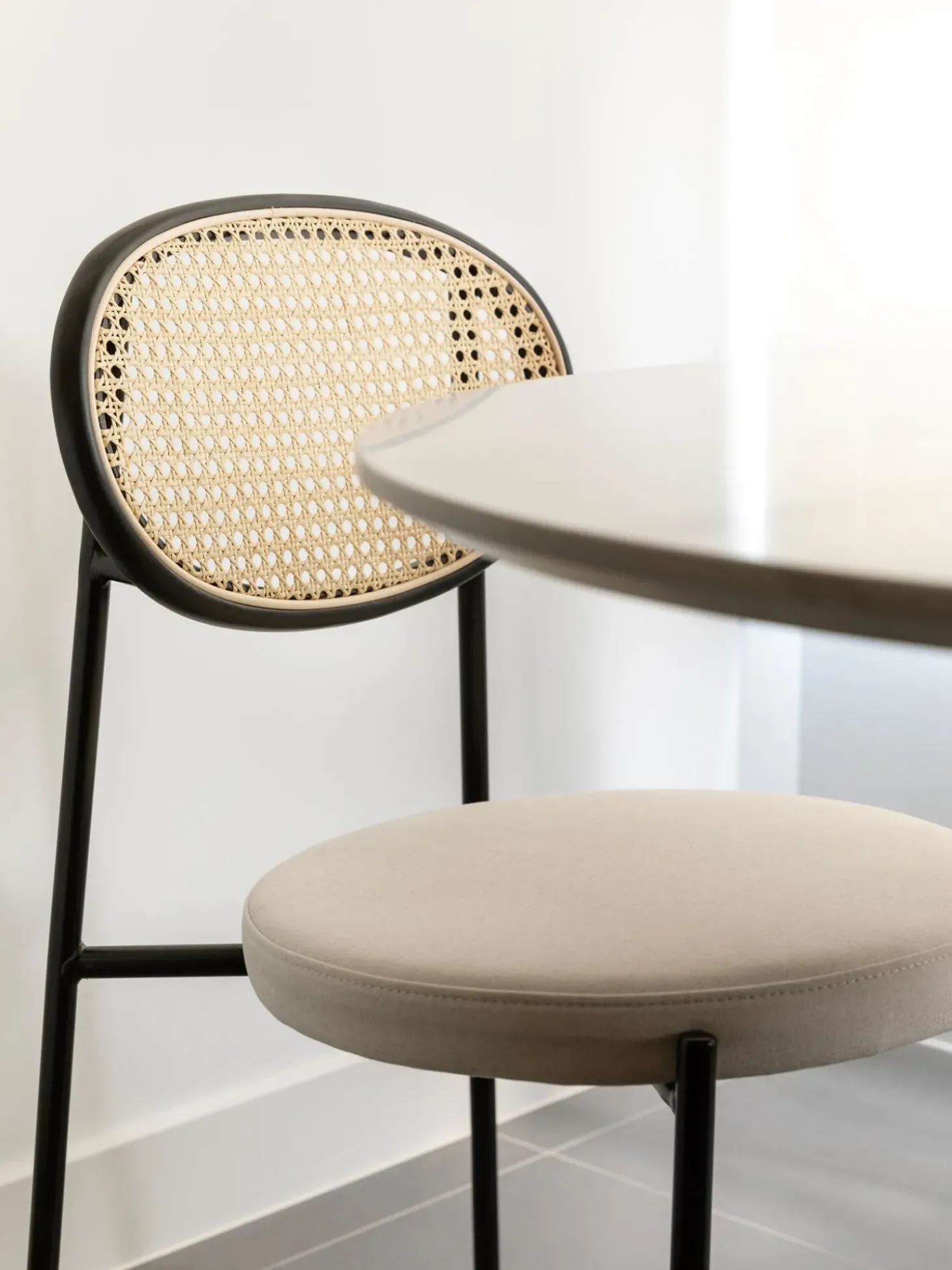 Sillas Tapizadas Con Tejido Vienes Remy, 2 Uds.