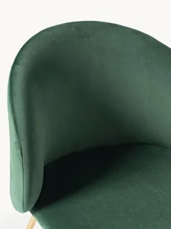 Sillas Tapizadas En Terciopelo Luisa, 2 Uds.