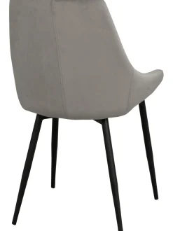 Sillas Tapizadas En Terciopelo Sierra, 2 Uds.