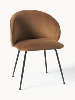 Sillas Tapizadas En Terciopelo Luisa, 2 Uds.