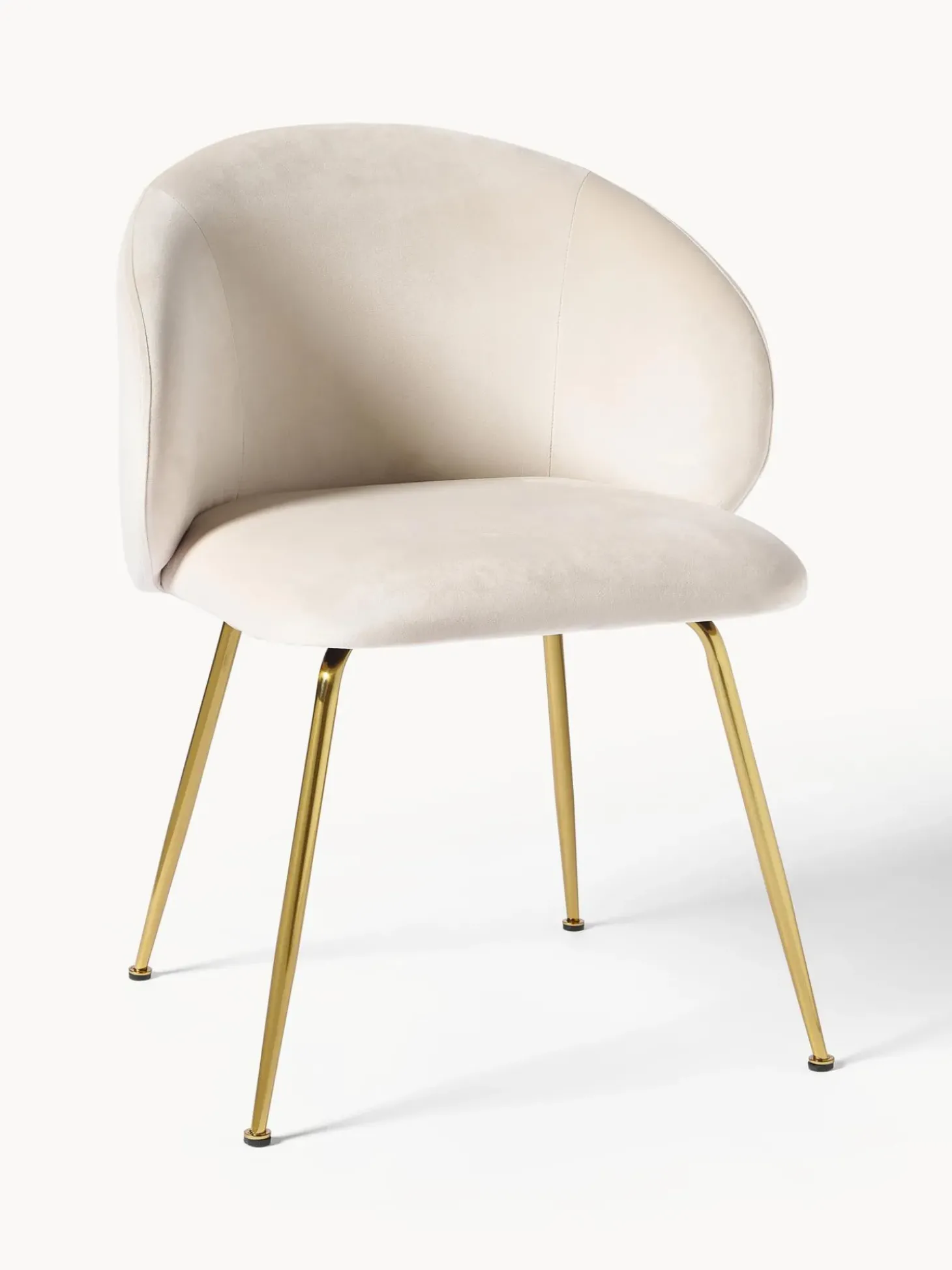 Sillas Tapizadas En Terciopelo Luisa, 2 Uds.