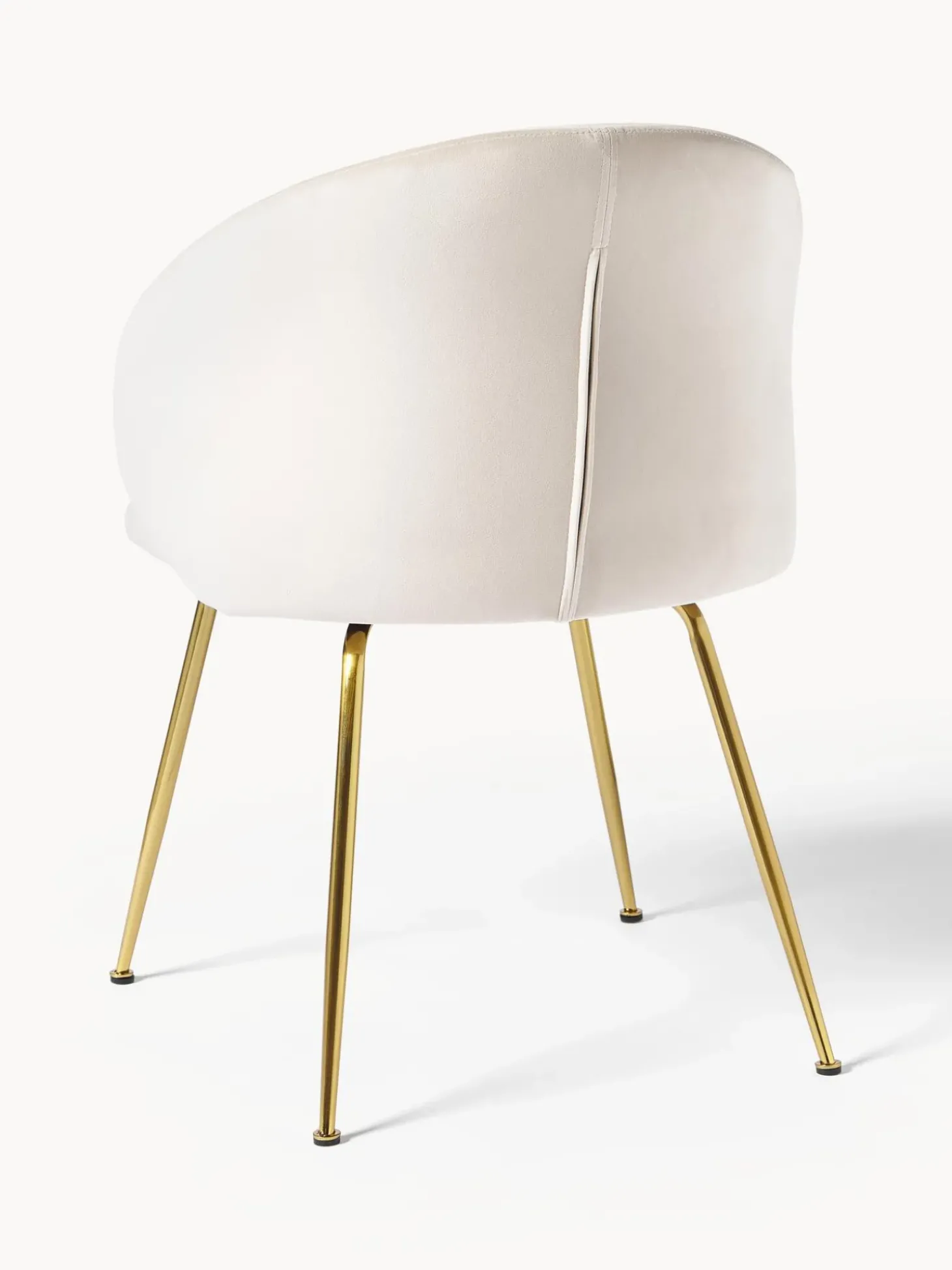 Sillas Tapizadas En Terciopelo Luisa, 2 Uds.