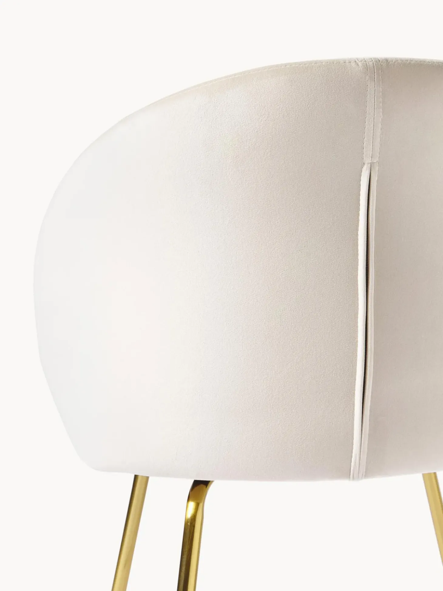 Sillas Tapizadas En Terciopelo Luisa, 2 Uds.