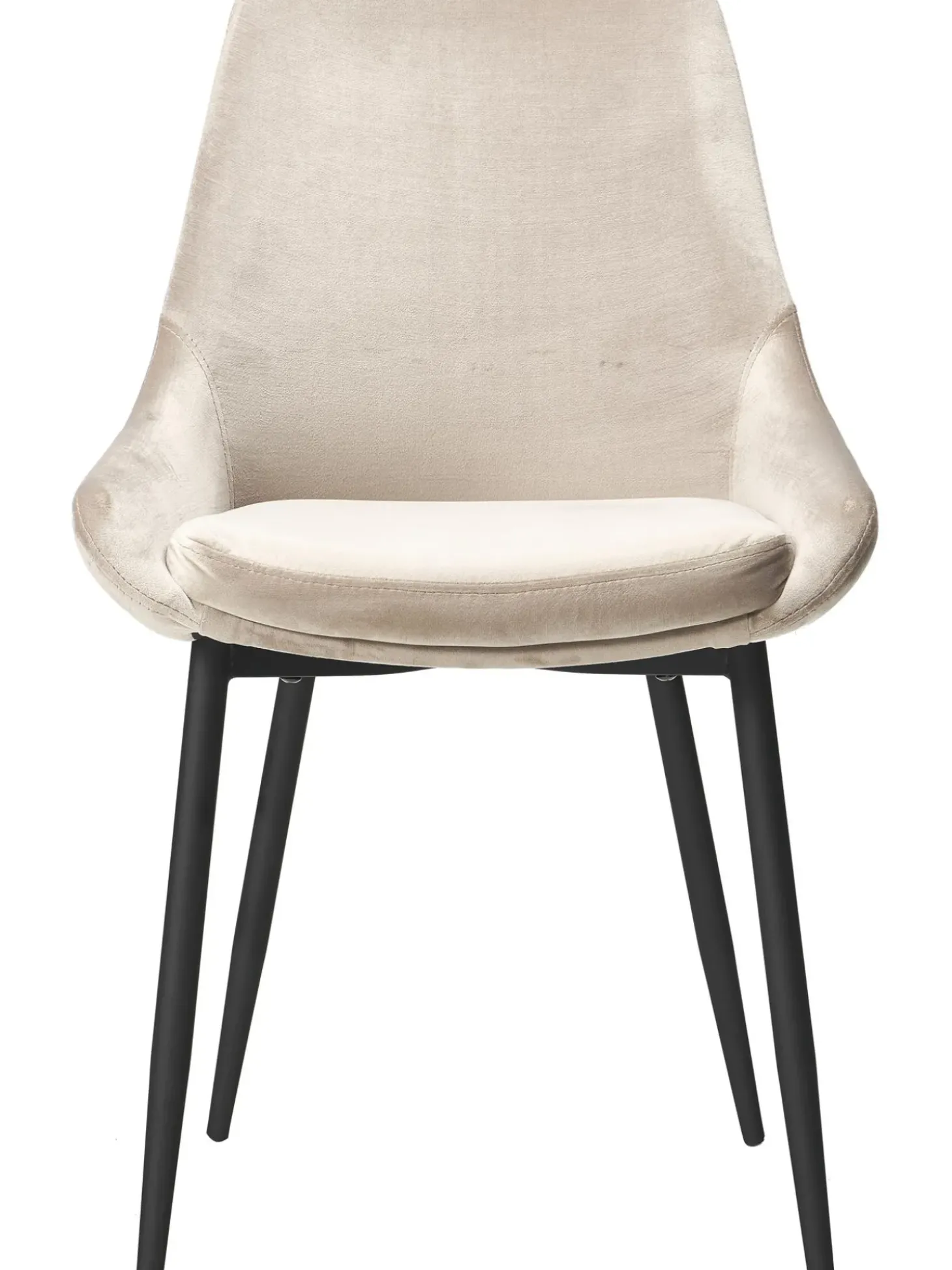 Sillas Tapizadas En Terciopelo Sierra, 2 Uds.