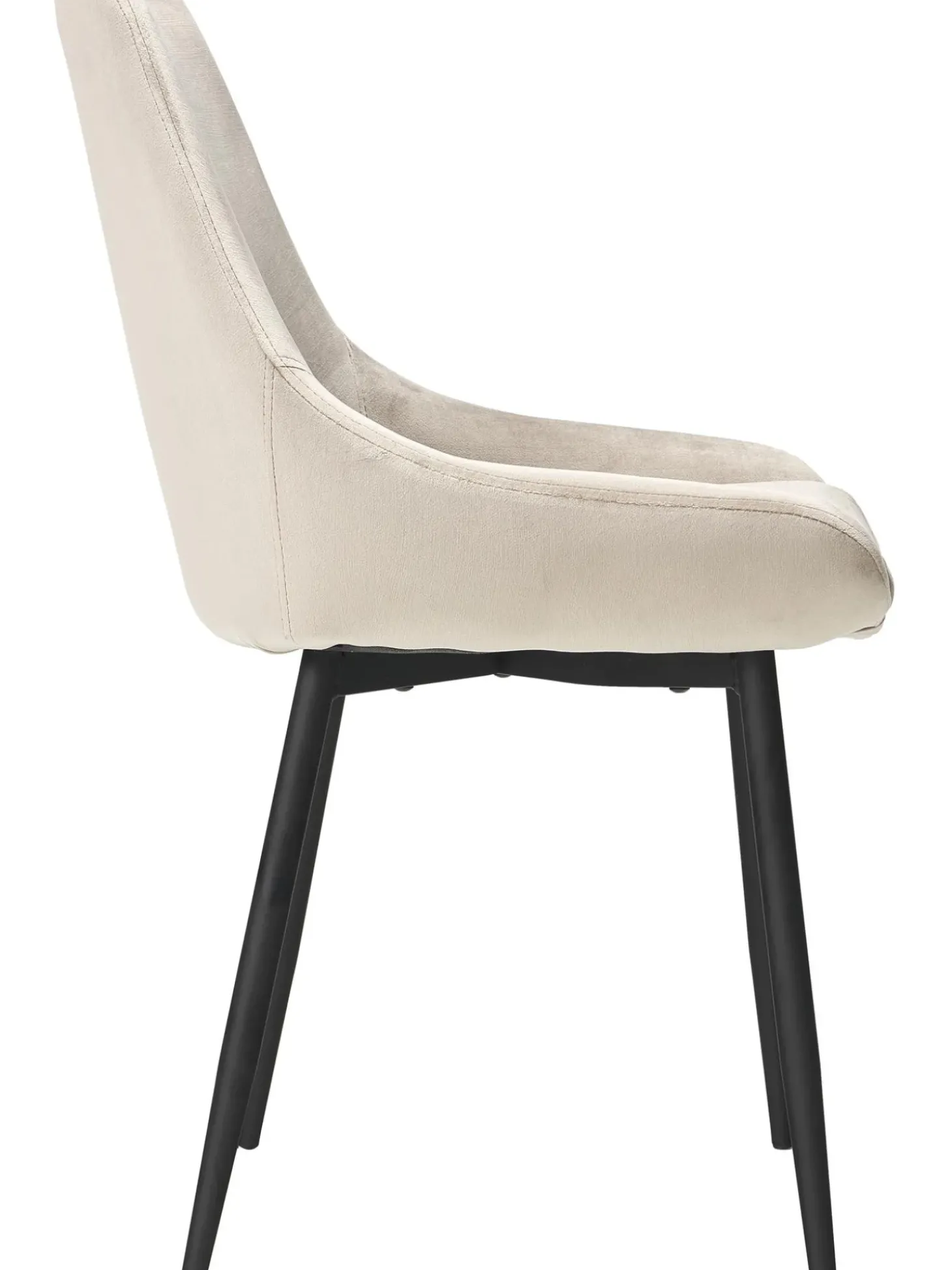 Sillas Tapizadas En Terciopelo Sierra, 2 Uds.