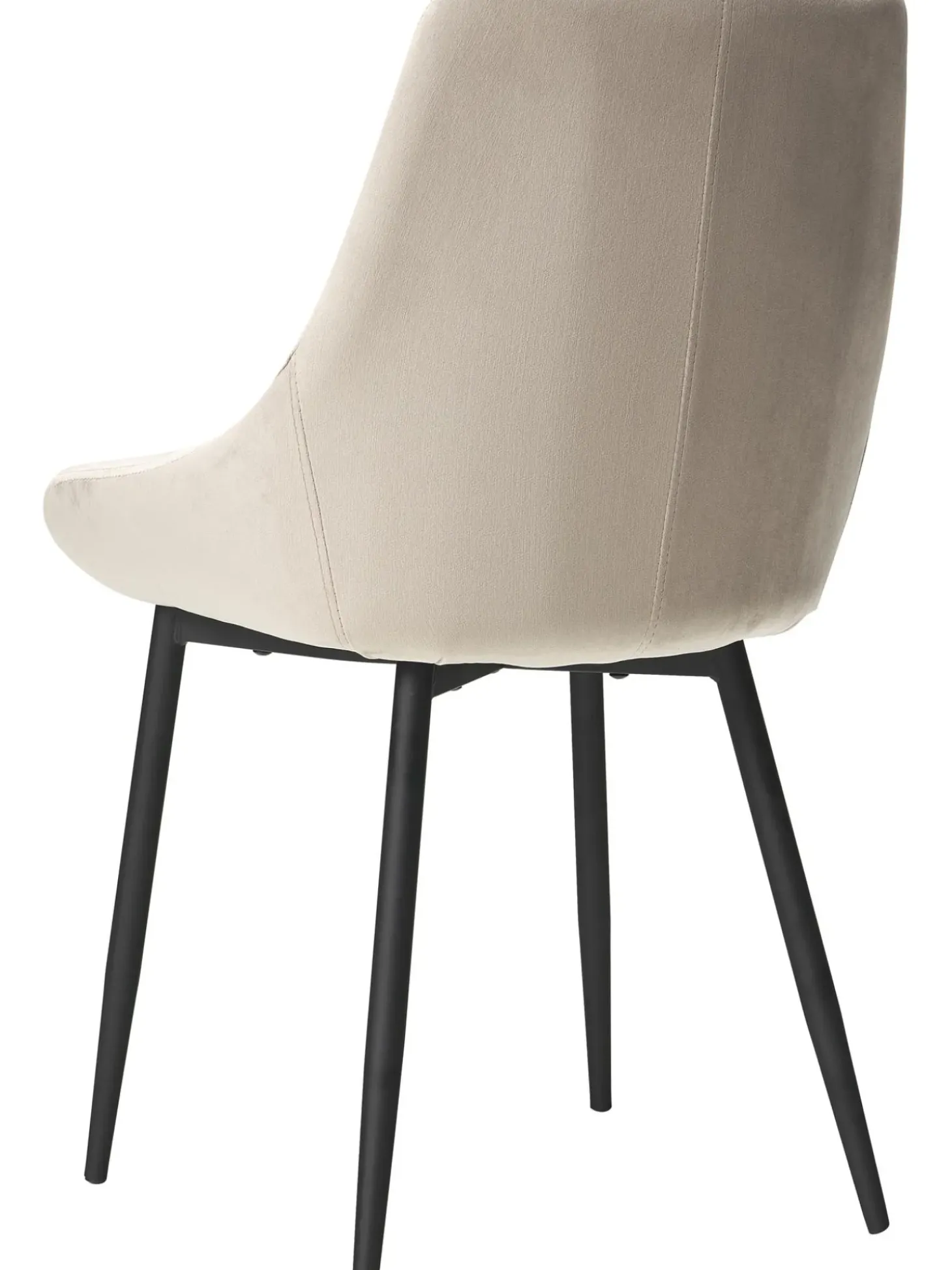 Sillas Tapizadas En Terciopelo Sierra, 2 Uds.