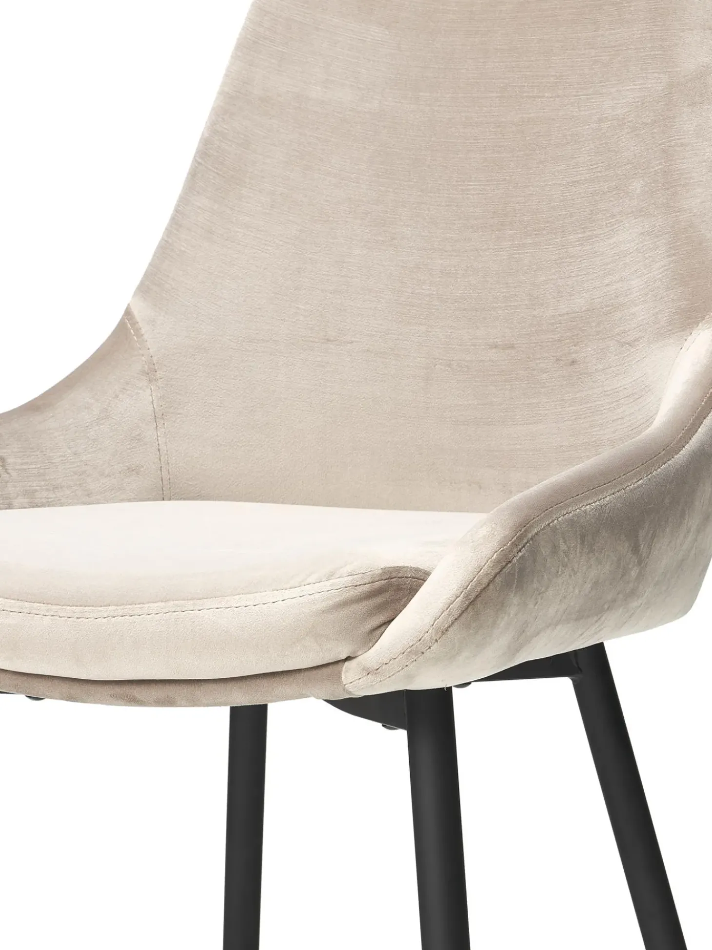 Sillas Tapizadas En Terciopelo Sierra, 2 Uds.