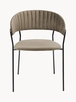 Sillas Tapizadas En Terciopelo Belle, 2 Uds.