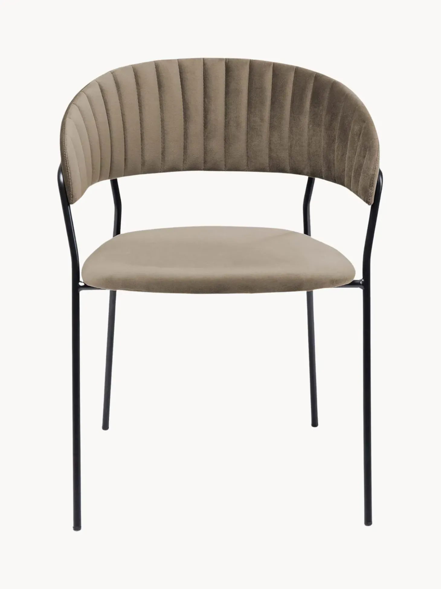 Sillas Tapizadas En Terciopelo Belle, 2 Uds.