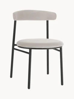 Sillas Tapizadas En Terciopelo Doggi, 2 Uds