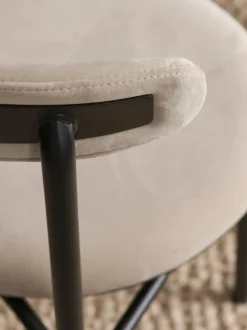 Sillas Tapizadas En Terciopelo Doggi, 2 Uds