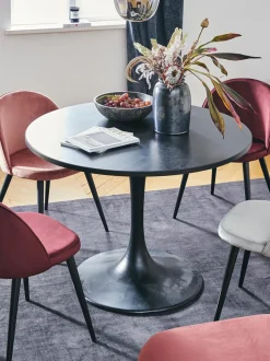 Sillas Tapizadas En Terciopelo Amy, 2 Uds.