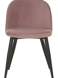 Sillas Tapizadas En Terciopelo Amy, 2 Uds.