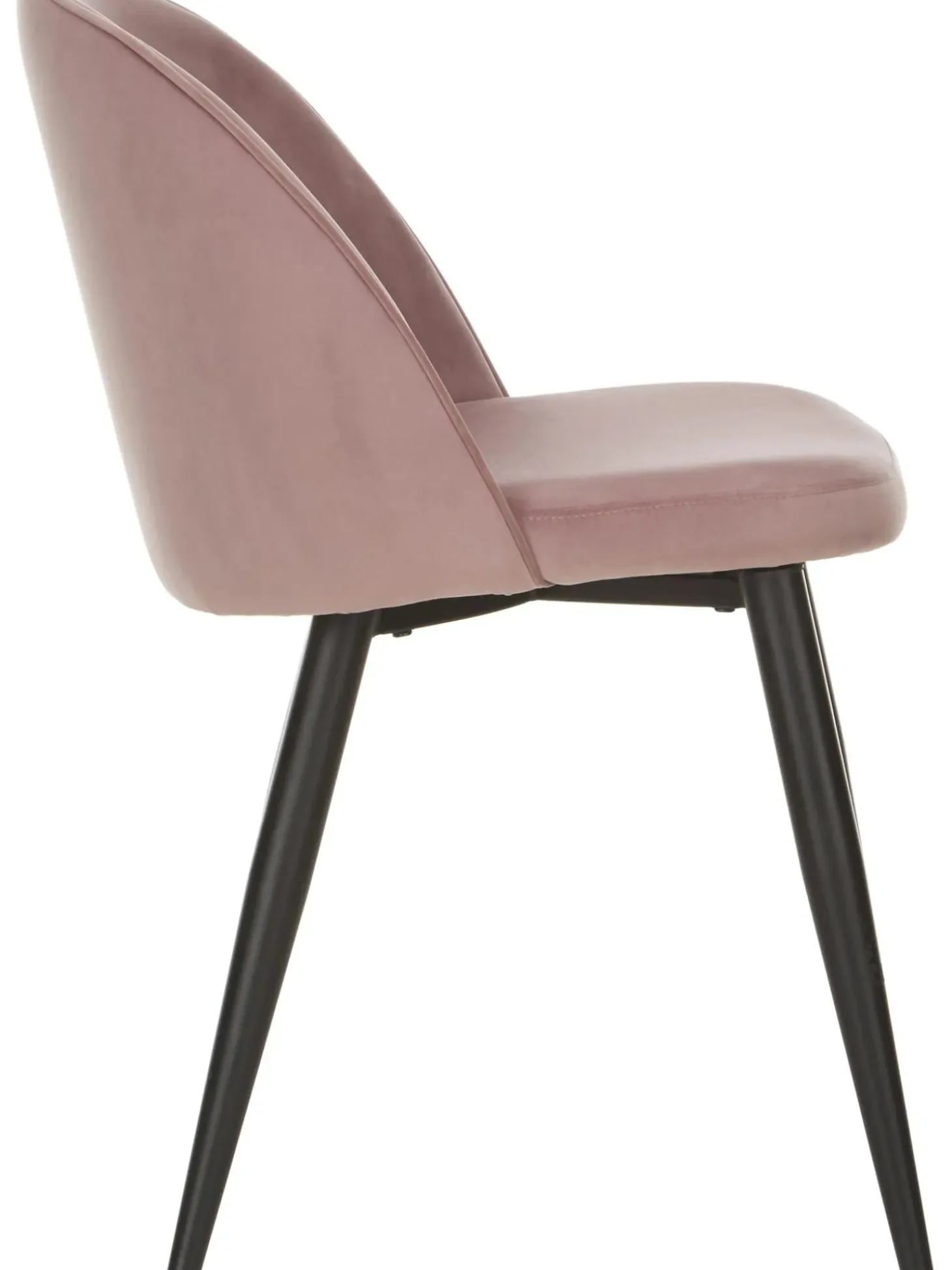 Sillas Tapizadas En Terciopelo Amy, 2 Uds.