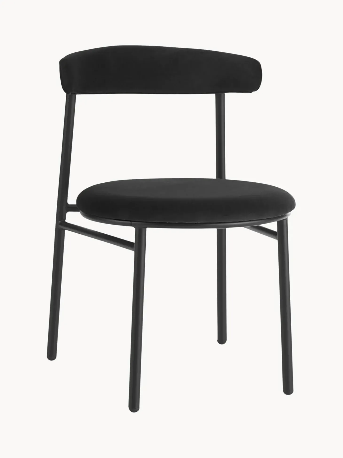 Sillas Tapizadas En Terciopelo Doggi, 2 Uds