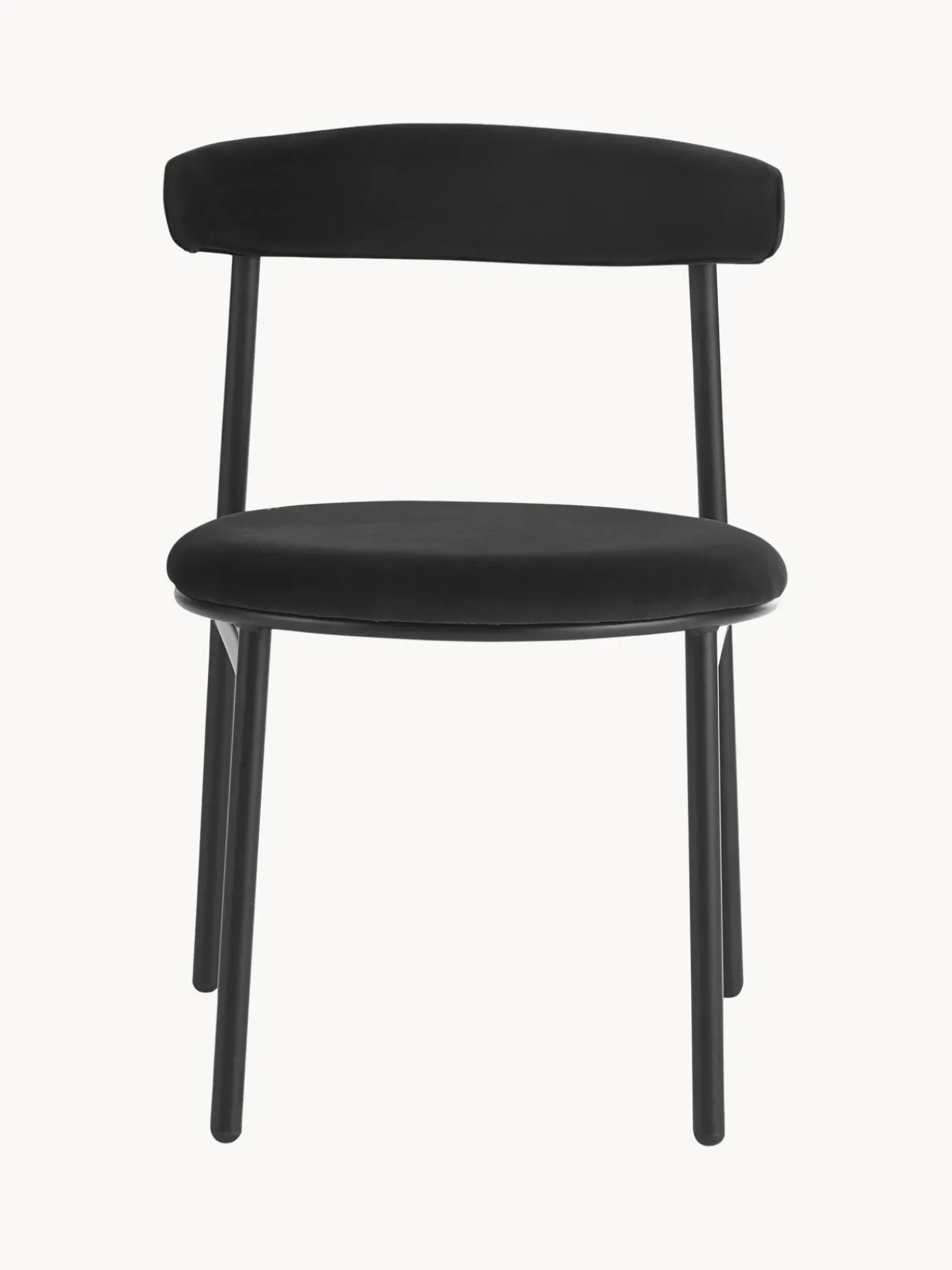 Sillas Tapizadas En Terciopelo Doggi, 2 Uds