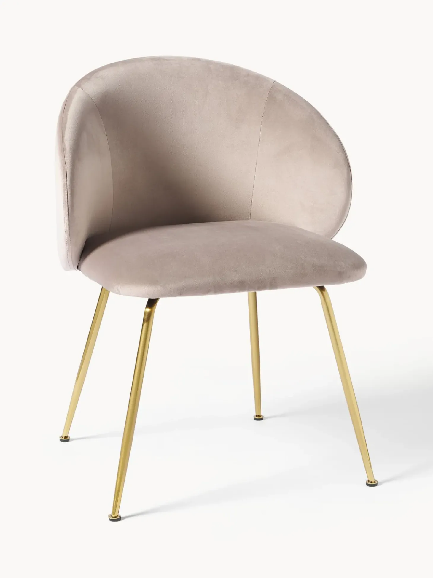 Sillas Tapizadas En Terciopelo Luisa, 2 Uds.