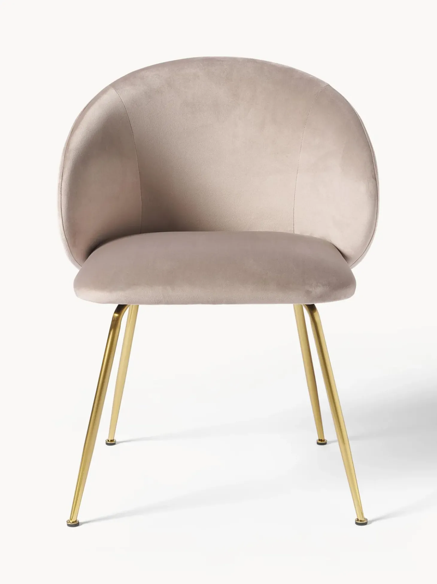 Sillas Tapizadas En Terciopelo Luisa, 2 Uds.