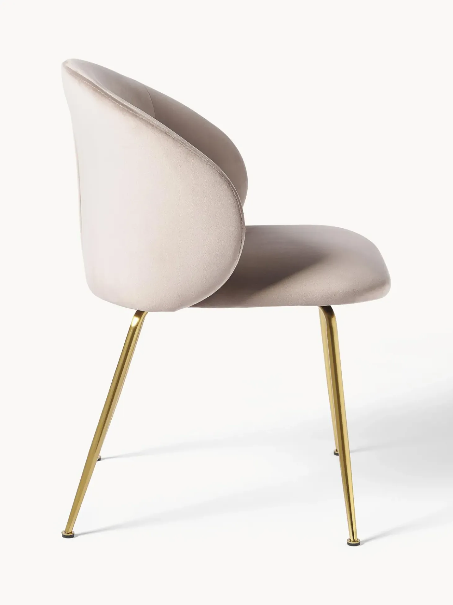 Sillas Tapizadas En Terciopelo Luisa, 2 Uds.