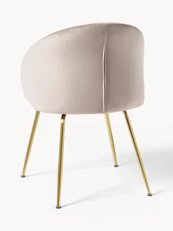 Sillas Tapizadas En Terciopelo Luisa, 2 Uds.