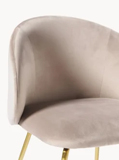 Sillas Tapizadas En Terciopelo Luisa, 2 Uds.