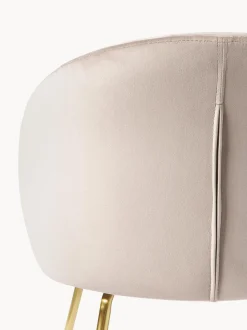 Sillas Tapizadas En Terciopelo Luisa, 2 Uds.