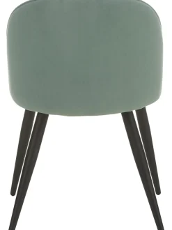 Sillas Tapizadas En Terciopelo Amy, 2 Uds.