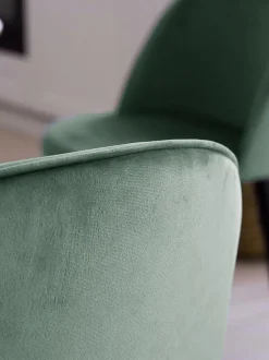 Sillas Tapizadas En Terciopelo Amy, 2 Uds.