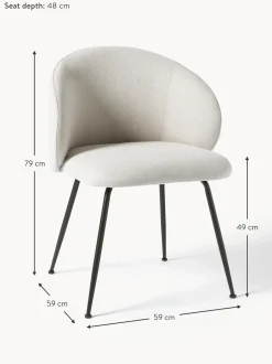 Sillas Tapizadas Luisa, 2 Uds.