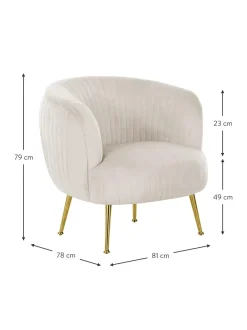 Sillon Coctel De Terciopelo Cara