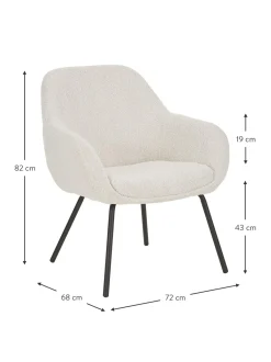 Sillon Coctel En Tejido Boucle Nava