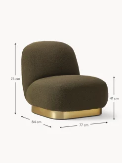 Sillon Coctel En Tejido Bloucle Elsie