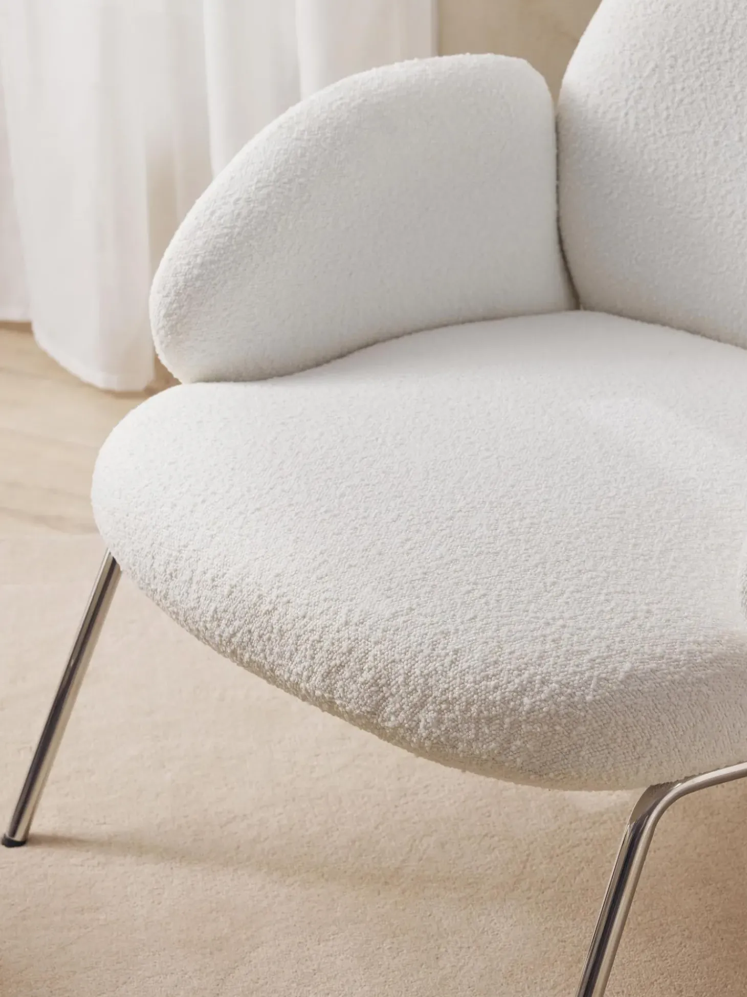 Sillon Coctel En Tejido Boucle Luan