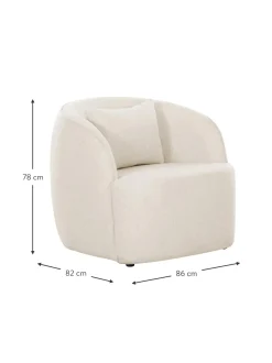 Sillon Coctel En Tejido Boucle Elodie