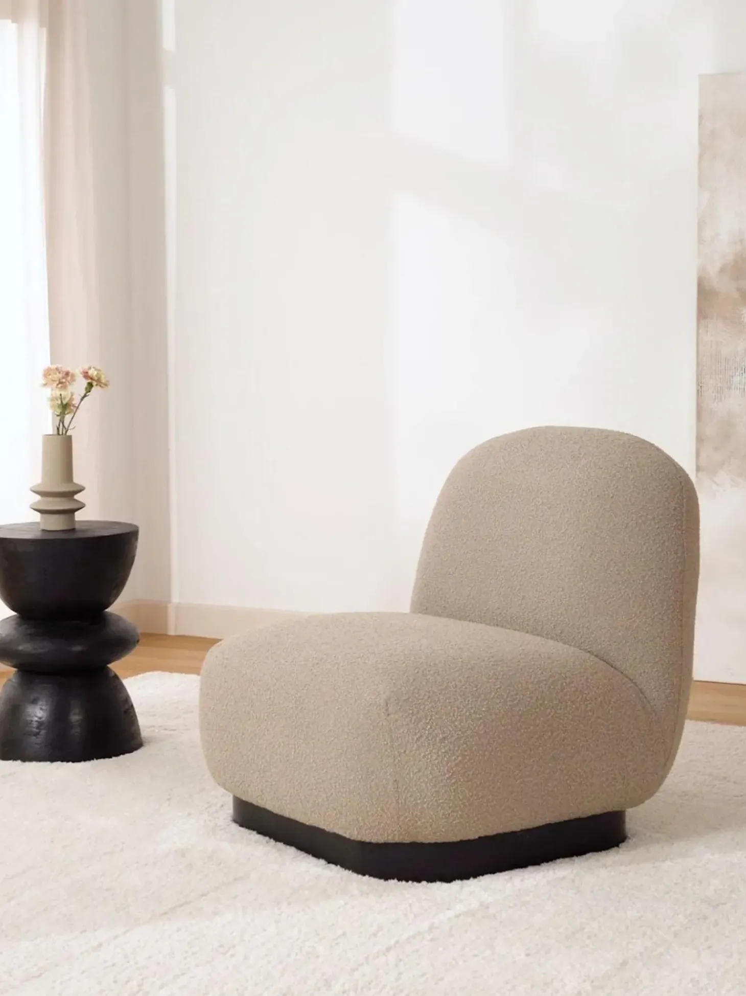 Sillon Coctel En Tejido Bloucle Elsie