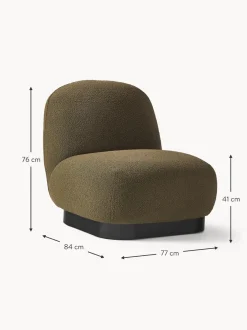 Sillon Coctel En Tejido Bloucle Elsie