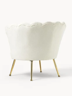 Sillon Coctel En Tejido Boucle Oyster