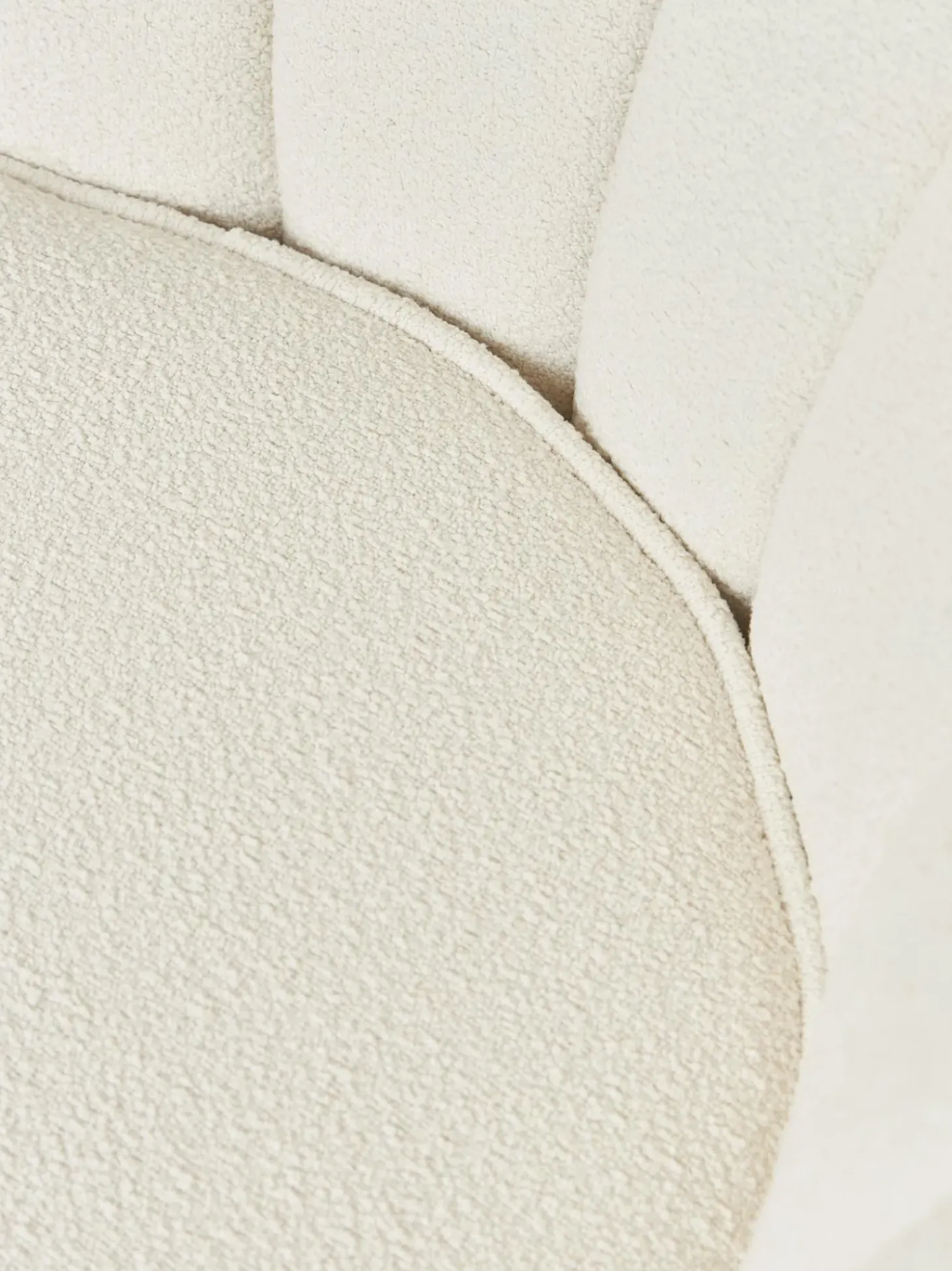 Sillon Coctel En Tejido Boucle Oyster