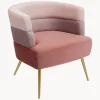 Sillon De Terciopelo Diseno Retro Sandwich