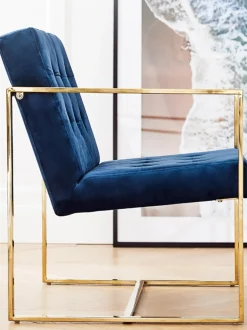 Sillon De Terciopelo Manhattan